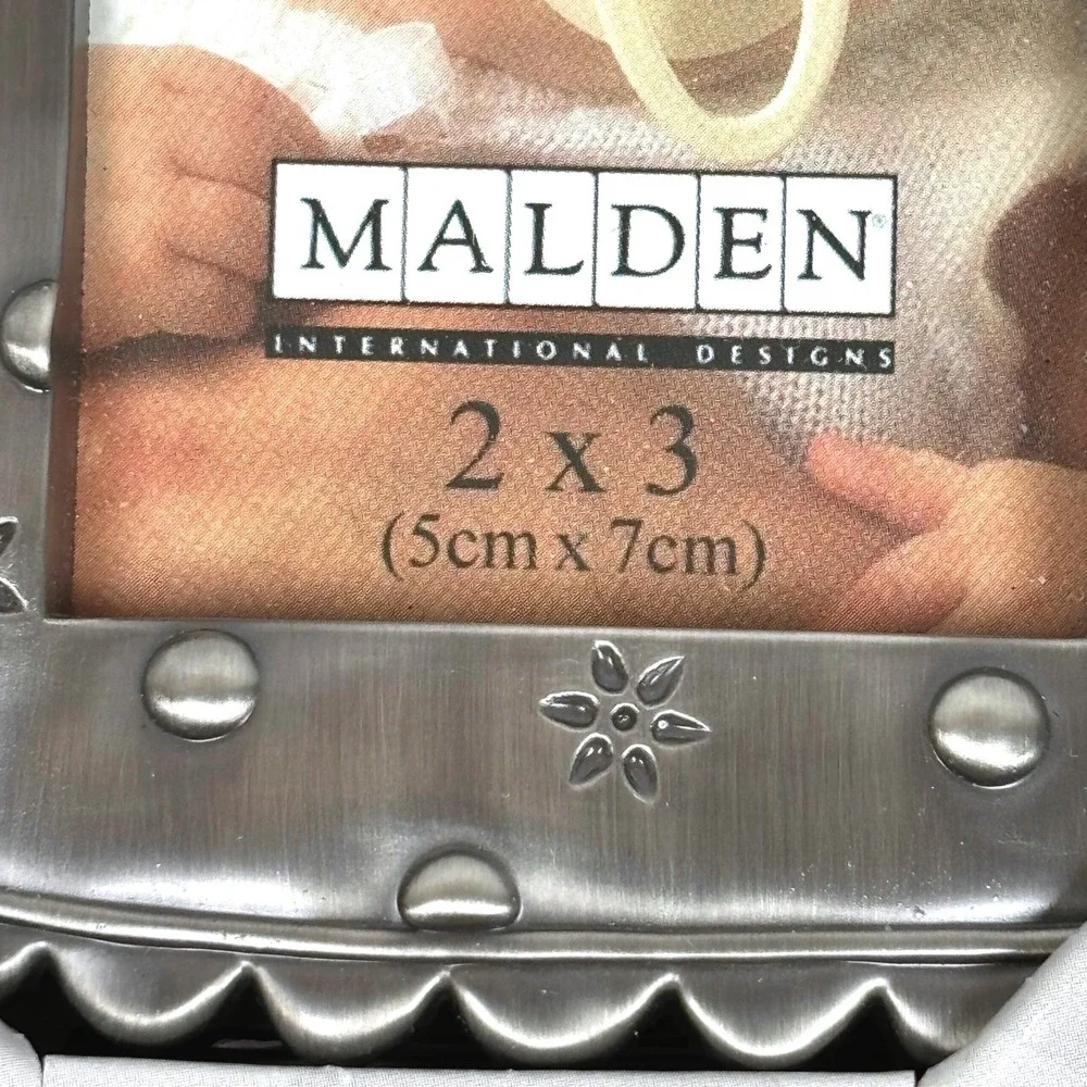 Malden Pewter Finish Little Girl Dress Photo Frame 2